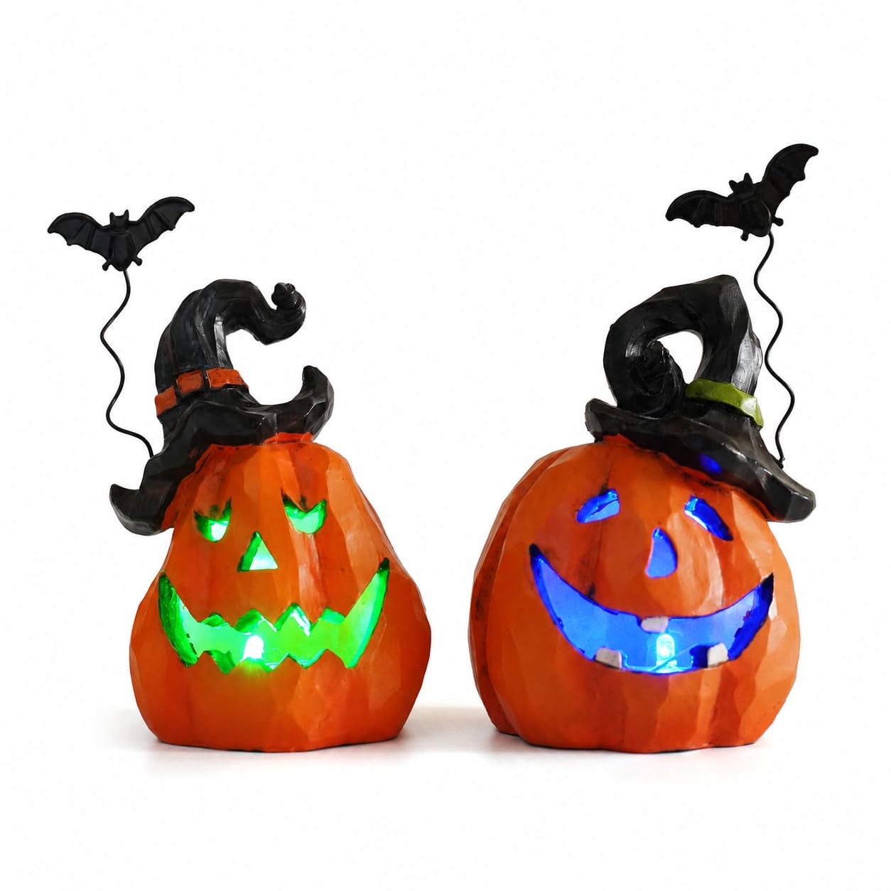 Hodao Halloween Pumpkin Decoration, Lighted Jack O Lantern Indoor,Outdoor