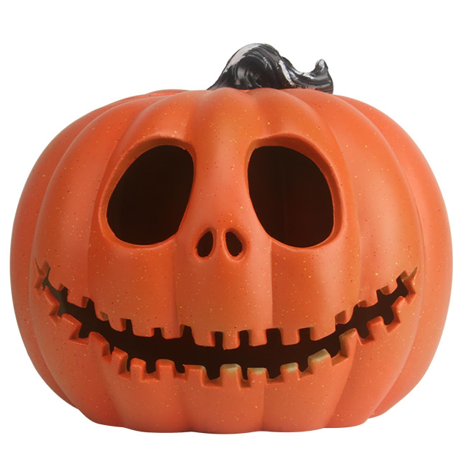 9" Jack O Lantern Halloween Pumpkin Lantern s Light Up Pumpkin Decorations, Lighted Pumpkin with LED Bulb Indoor/Outdoor Pumpkin Decoration