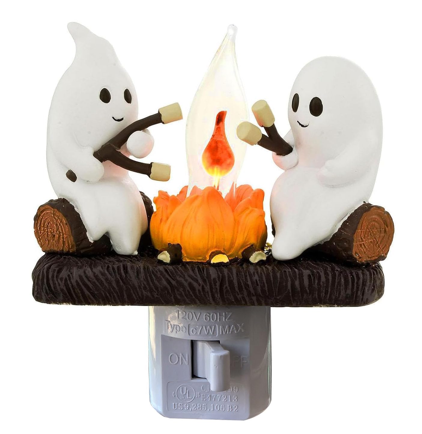 Ghost Campfire Nightlight, Ghosts Roasting Marshmallows